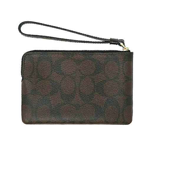 COACH AUTHENTIC MONOGRAM SIGNATURE CANVAS WRISTLET LNC COND W/HANGTAG - Picture 3 of 14